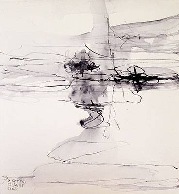 Australian Indigenous (Aboriginal and Torres Strait Islander) artwork by VICTORIA CATTONI of Miscellaneous Artists. The title is 12.2011/3 SING. [VC_wp1-1_2011] (Watercolour on Paper)