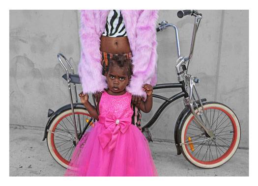 Australian Indigenous (Aboriginal and Torres Strait Islander) artwork by NAOMI HOBSON of Miscellaneous Artists. The title is Baby Pink. [NH201901004P_2-5] (310GSM Cotton Rag Art Paper)