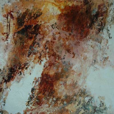 Australian Indigenous (Aboriginal and Torres Strait Islander) artwork by DAVID KELLY of Miscellaneous Artists. The title is Berri Werri Track. [13] (Oil & Acrylic on Board)