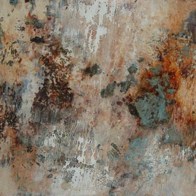 Australian Indigenous (Aboriginal and Torres Strait Islander) artwork by DAVID KELLY of Miscellaneous Artists. The title is Berri Werri Track. [15] (Oil & Acrylic on Board)