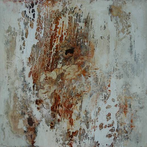 Australian Indigenous (Aboriginal and Torres Strait Islander) artwork by DAVID KELLY of Miscellaneous Artists. The title is Berri Werri Track. [18] (Oil & Acrylic on Board)