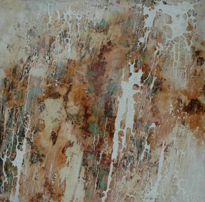 Australian Indigenous (Aboriginal and Torres Strait Islander) artwork by DAVID KELLY of Miscellaneous Artists. The title is Berri Werri Track. [19] (Oil & Acrylic on Board)