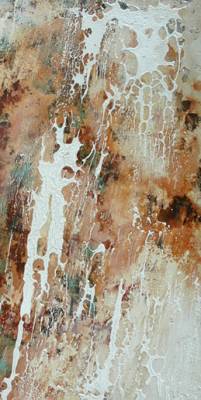 Australian Indigenous (Aboriginal and Torres Strait Islander) artwork by DAVID KELLY of Miscellaneous Artists. The title is Berri Werri Track. [DK1302002] (Oil & Acrylic on Board)