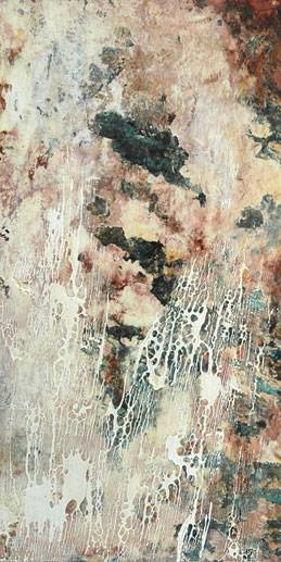 Australian Indigenous (Aboriginal and Torres Strait Islander) artwork by DAVID KELLY of Miscellaneous Artists. The title is Berri Werri Track. [DK1302004] (Oil & Acrylic on Board)