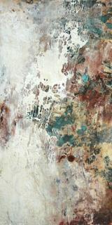 Australian Indigenous (Aboriginal and Torres Strait Islander) artwork by DAVID KELLY of Miscellaneous Artists. The title is Berri Werri Track. [DK1302012] (Oil & Acrylic on Board)