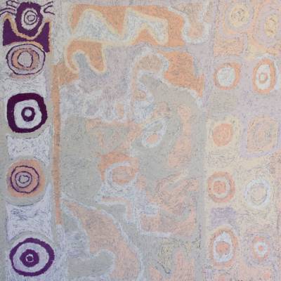 Australian Indigenous (Aboriginal and Torres Strait Islander) artwork by ANGKALIYA CURTIS of Tjungu Palya Artists. The title is Billynya. [13334] (Acrylic on Linen)