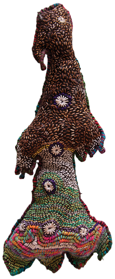 Australian Indigenous (Aboriginal and Torres Strait Islander) artwork by VALERIE STAFFORD of Yarrenyty Arltere Artists (YALC). The title is Bird. [260-15] (Soft Sculpture)