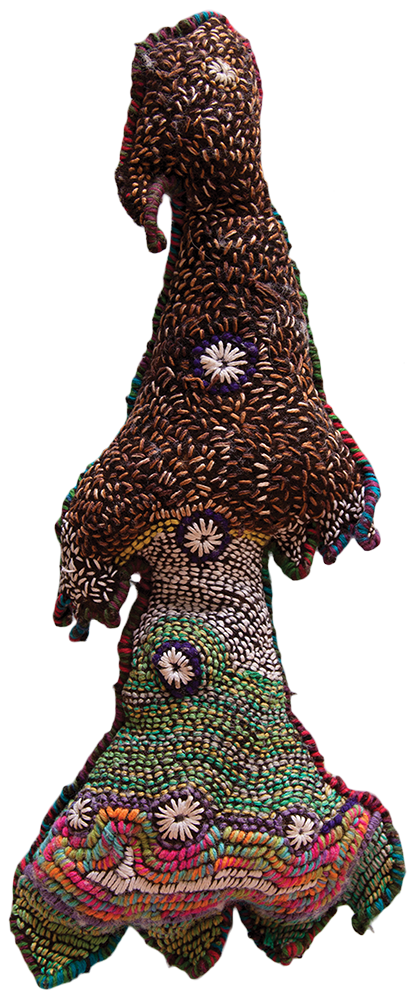 Australian Indigenous (Aboriginal and Torres Strait Islander) artwork by VALERIE STAFFORD of Yarrenyty Arltere Artists (YALC). The title is Bird. [260-15] (Soft Sculpture)