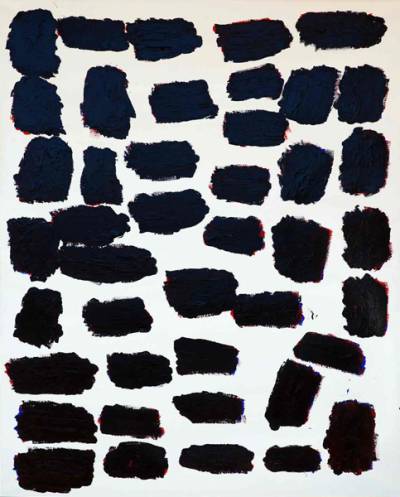 Australian Indigenous (Aboriginal and Torres Strait Islander) artwork by PAULA PAUL of Mornington Island Artists. The title is Burrkunda. [2473-L-PP-0807] (Synthetic Polymer Paint on Linen)