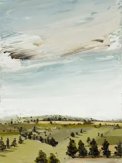 Australian Indigenous (Aboriginal and Torres Strait Islander) artwork by AMANDA PENROSE HART of Miscellaneous Artists. The title is Creancey 2. [APH201706016] (Oil on Board)