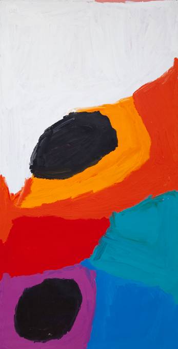 Australian Indigenous (Aboriginal and Torres Strait Islander) artwork by MIRDIDINGKINGATHI JUWARNDA SALLY GABORI of Mornington Island Artists. The title is Dibirdibi Country. [3335-L-SG-0708] (Synthetic Polymer Paint on Linen)