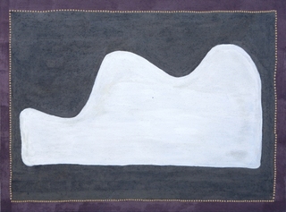 Australian Indigenous (Aboriginal and Torres Strait Islander) artwork by GABRIEL NODEA of Warmun Artists. The title is Dreamtime Flashback, Kija Country – Gilpaj. [425/07] (Natural Ochre and Pigments on Canvas)