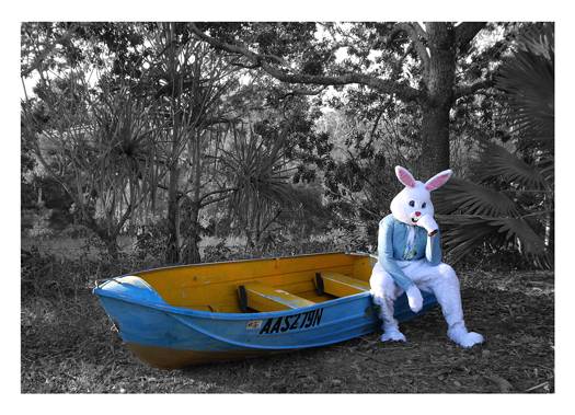 Australian Indigenous (Aboriginal and Torres Strait Islander) artwork by NAOMI HOBSON of Miscellaneous Artists. The title is Easter Man. [NH202007006P_4-5] (310GSM Cotton Rag Art Paper)