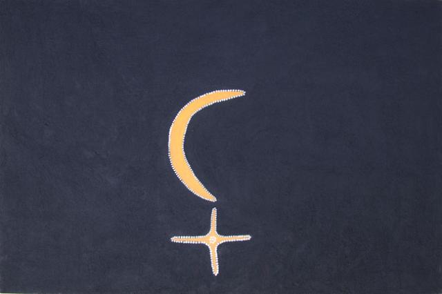 Australian Indigenous (Aboriginal and Torres Strait Islander) artwork by MABEL JULI of Warmun Artists. The title is Garnkiny Ngarrangkarni. [WAC435/08] (Natural Ochre and Pigments on Belgian Linen)