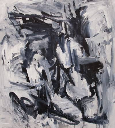 Australian Indigenous (Aboriginal and Torres Strait Islander) artwork by TODD HUNTER of Miscellaneous Artists. The title is Ghost of Once Friends Wander Round Inside the Night. [TH_201606011] (Oil on Board)