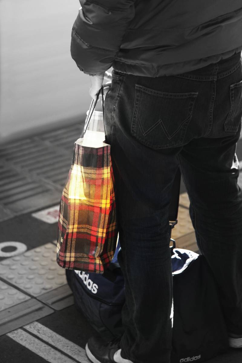 Australian Indigenous (Aboriginal and Torres Strait Islander) artwork by THIERRY REGNIER of Miscellaneous Artists. The title is Great Bag of Fire. [IMG_9718] (Print +  Gloss Laminate)