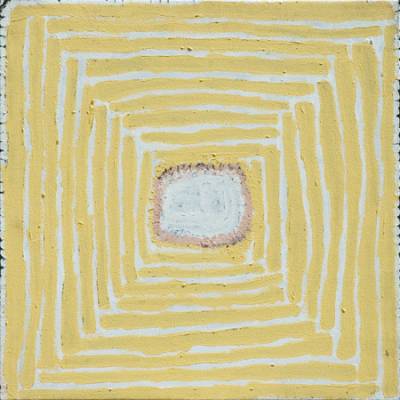 Australian Indigenous (Aboriginal and Torres Strait Islander) artwork by MARY MERIBIDA of Bidyadanga Artists (Yulparija & Mangala). The title is Ilyara. [25580] (Acrylic on Canvas)