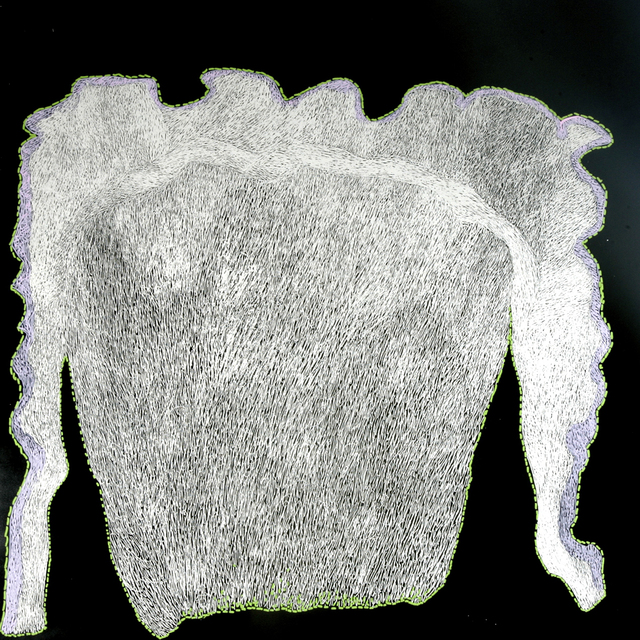 Australian Indigenous (Aboriginal and Torres Strait Islander) artwork by NGARRALJA TOMMY MAY of Mangkaja Artists. The title is Jitirr. [56/17] (Acrylic Paint and Drawing into Enamel on Metal)