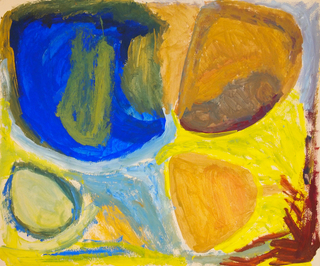 Australian Indigenous (Aboriginal and Torres Strait Islander) artwork by YATA GYPSY YADDA of Mangkaja Artists. The title is Jarriyi. [160/12] (Derivan Matisse Acrylic - 250gsm Velin Arches Paper)