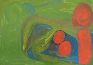 Australian Indigenous (Aboriginal and Torres Strait Islander) artwork by YATA GYPSY YADDA of Mangkaja Artists. The title is Jarriyi. [635/12] (Derivan Matisse Acrylic - 280gsm Velin BFK Rives)