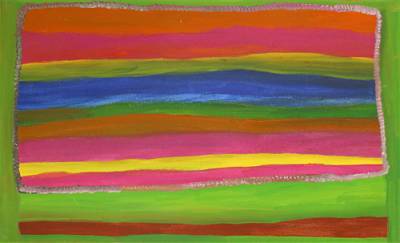 Australian Indigenous (Aboriginal and Torres Strait Islander) artwork by JUKUJA DOLLY SNELL of Mangkaja Artists. The title is Jilji. [pc265_04] (Atelier Artist Acrylic on 10oz Cotton Duck)