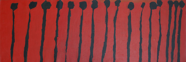 Australian Indigenous (Aboriginal and Torres Strait Islander) artwork by LISA UHL of Mangkaja Artists. The title is Kurrkapi. [324/14] (Atelier Acrylic Paint on 14oz Canvas)