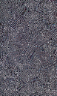 Australian Indigenous (Aboriginal and Torres Strait Islander) artwork by MAUREEN POULSON NAPANGARDI of Papunya Tjupi Artists. The title is Kapi Tjukurrpa - Kalipinypa. [710-15] (Acrylic on Linen)