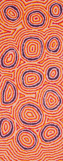 Australian Indigenous (Aboriginal and Torres Strait Islander) artwork by NORMA GILES of Kayili Artists. The title is Kapitu Kapitu. [07-040] (Acrylic on Linen)