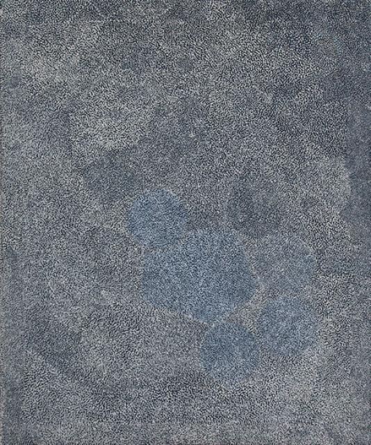 Australian Indigenous (Aboriginal and Torres Strait Islander) artwork by MATJANGKA (NYUKANA) NORRIS of Kaltjiti Artists. The title is Kililpi - Night Time Stars. [KALNNO9982P] (Acrylic on Belgian Linen)