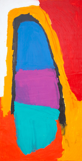 Australian Indigenous (Aboriginal and Torres Strait Islander) artwork by MIRDIDINGKINGATHI JUWARNDA SALLY GABORI of Mornington Island Artists. The title is King Alfred’s Country. [3372-L-SG-0708] (Synthetic Polymer Paint on Linen)