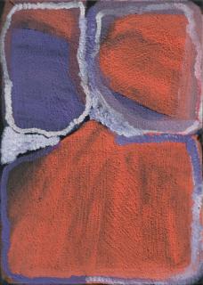 Australian Indigenous (Aboriginal and Torres Strait Islander) artwork by JAN BILLYCAN of Bidyadanga Artists (Yulparija & Mangala). The title is Kirriwirri. [25178] (Acrylic on Linen)
