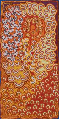 Australian Indigenous (Aboriginal and Torres Strait Islander) artwork by KUMPAYA GIRGIBA of Martumili Artists. The title is Kunawarritji. [08-496] (Acrylic on Canvas)