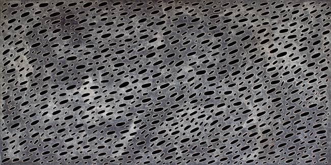 Australian Indigenous (Aboriginal and Torres Strait Islander) artwork by JANE YOUNG of Tangentyere Artists. The title is Little Rocks in Simpson Desert. [TAJY09C3838] (Acrylic on Canvas)