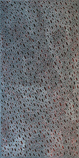 Australian Indigenous (Aboriginal and Torres Strait Islander) artwork by JANE YOUNG of Tangentyere Artists. The title is Little Rocks in Simpson Desert. [JY10C4168] (Acrylic on Canvas)