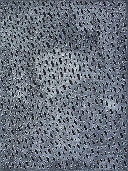 Australian Indigenous (Aboriginal and Torres Strait Islander) artwork by JANE YOUNG of Tangentyere Artists. The title is Little Rocks in Simpson Desert. [JY10C4311] (Acrylic on Canvas)