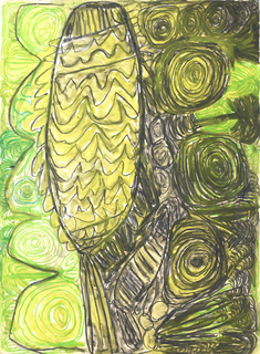 Australian Indigenous (Aboriginal and Torres Strait Islander) artwork by SONIA KURARRA of Mangkaja Artists. The title is Martuwarra. [419/16] (Atelier Acrylic, 250gsm Velin Arches)