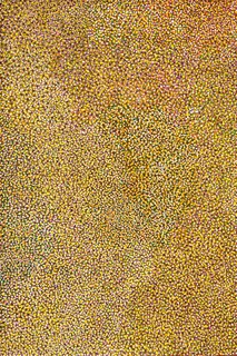 Australian Indigenous (Aboriginal and Torres Strait Islander) artwork by VERONICA LULU of Warlayirti Artists (Balgo). The title is Mulan. [1294/08] (Acrylic on Canvas)