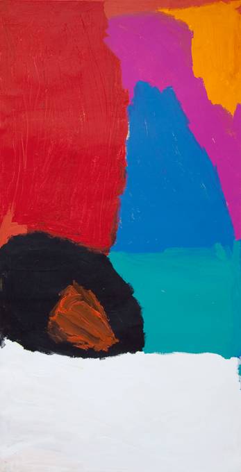 Australian Indigenous (Aboriginal and Torres Strait Islander) artwork by MIRDIDINGKINGATHI JUWARNDA SALLY GABORI of Mornington Island Artists. The title is Makarrki. [3338-L-SG-0708] (Synthetic Polymer Paint on Linen)