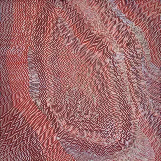 Australian Indigenous (Aboriginal and Torres Strait Islander) artwork by BOBBY WEST TJUPURRULA of Papunya Tula Artists. The title is Mantja (Moon Rock). [BW1403101] (Acrylic on Belgian Linen)