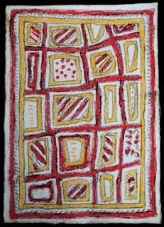 Australian Indigenous (Aboriginal and Torres Strait Islander) artwork by FATE SAVARI (ISAWDI) of Omie Artists. The title is Maraj’e. [14-220] (Pencil and Ink on Paper)