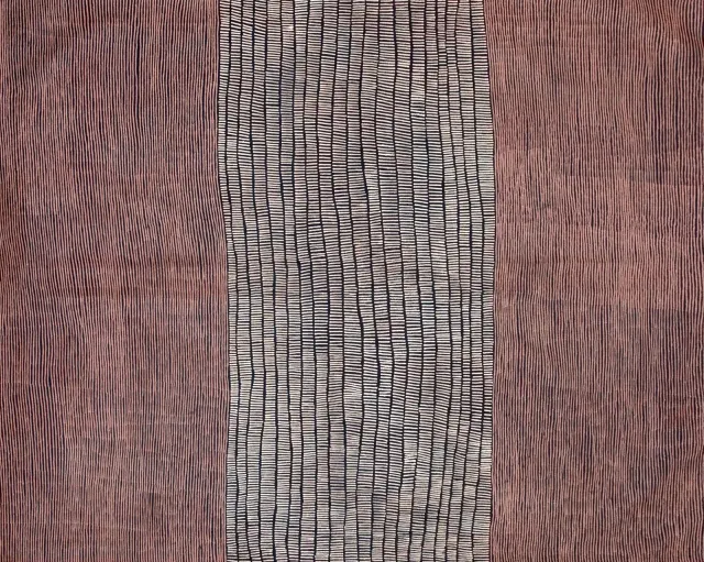 Australian Indigenous (Aboriginal and Torres Strait Islander) artwork by DOREEN REID NAKAMARRA of Papunya Tula Artists. The title is Marrapinti. [DR0902004] (Acrylic on Linen)