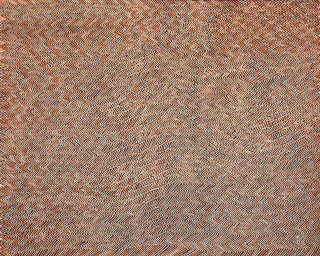 Australian Indigenous (Aboriginal and Torres Strait Islander) artwork by DOREEN REID NAKAMARRA of Papunya Tula Artists. The title is Marrapinti. [DR0805004] (Acrylic on Belgian Linen)