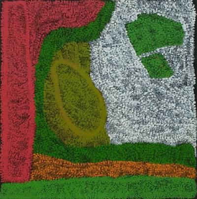 Australian Indigenous (Aboriginal and Torres Strait Islander) artwork by LYDIA BALBAL of Bidyadanga Artists (Yulparija & Mangala). The title is Martakulu. [25543] (Acrylic on Linen)