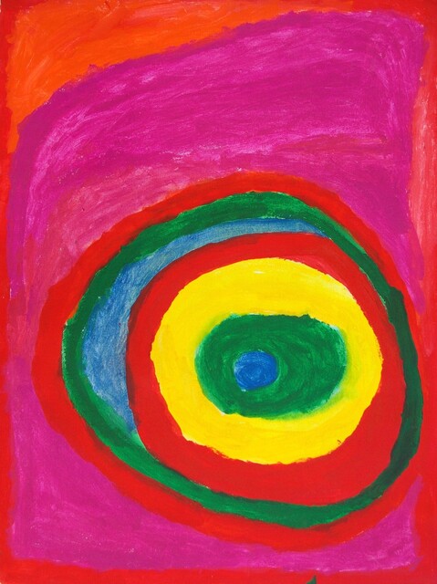 Australian Indigenous (Aboriginal and Torres Strait Islander) artwork by PAJI WAJINA HONEYCHILD YANKARR of Mangkaja Artists. The title is Nurtu. [pc323/04] (Atelier Artist Acrylic on 11oz Canvas)