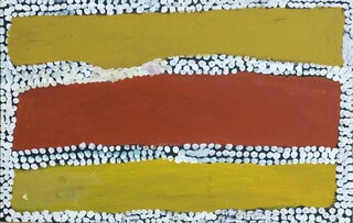 Australian Indigenous (Aboriginal and Torres Strait Islander) artwork by WAKARTU CORY SURPRISE of Mangkaja Artists. The title is Nyimpi. [pc134/04] (Atelier Acrylic Paint on 14oz Canvas)