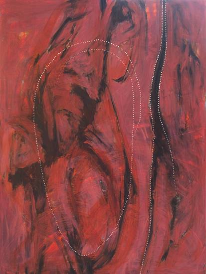 Australian Indigenous (Aboriginal and Torres Strait Islander) artwork by SHANE PICKETT of Miscellaneous Artists. The title is Natures Beauty in the Rock. [SP01694] (Acrylic on Linen)