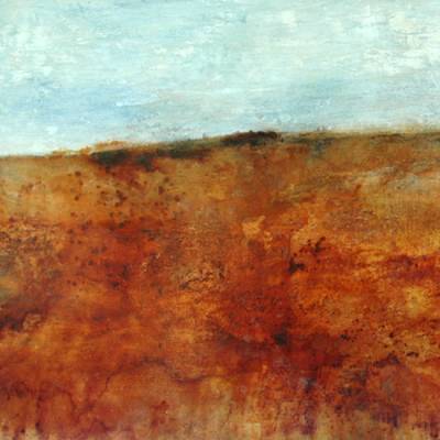 Australian Indigenous (Aboriginal and Torres Strait Islander) artwork by DAVID KELLY of Miscellaneous Artists. The title is Nepabunna 1. [DK1302015n] (Oil & Acrylic on Board)