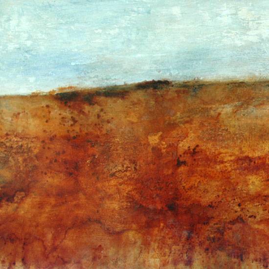 Australian Indigenous (Aboriginal and Torres Strait Islander) artwork by DAVID KELLY of Miscellaneous Artists. The title is Nepabunna 1. [DK1302015n] (Oil & Acrylic on Board)