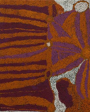 Australian Indigenous (Aboriginal and Torres Strait Islander) artwork by NYANKULYA WATSON WALYAMPARI of Tjungu Palya Artists. The title is Ngayuku Ngura. [08319] (Acrylic on Canvas)