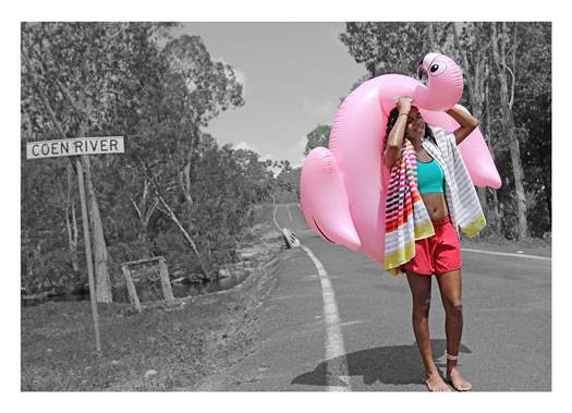 Australian Indigenous (Aboriginal and Torres Strait Islander) artwork by NAOMI HOBSON of Miscellaneous Artists. The title is OMG!. [NH201901003P_A-P] (310GSM Cotton Rag Art Paper)